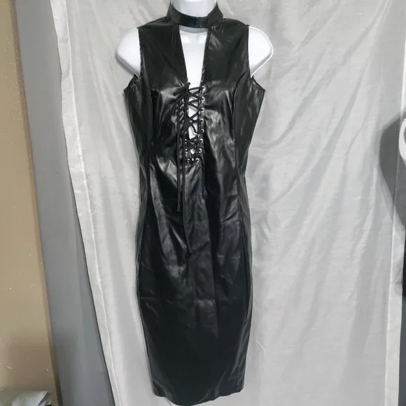 Source Unknown | Dresses | Sexy Black Faux Leather Wetlook Vinyl Mini Dress Bodycon Dress | Poshmark Source Unknown | Dresses | Sexy Black Faux Leather Wetlook Vinyl Mini Dress Bodycon Dress | Poshmark